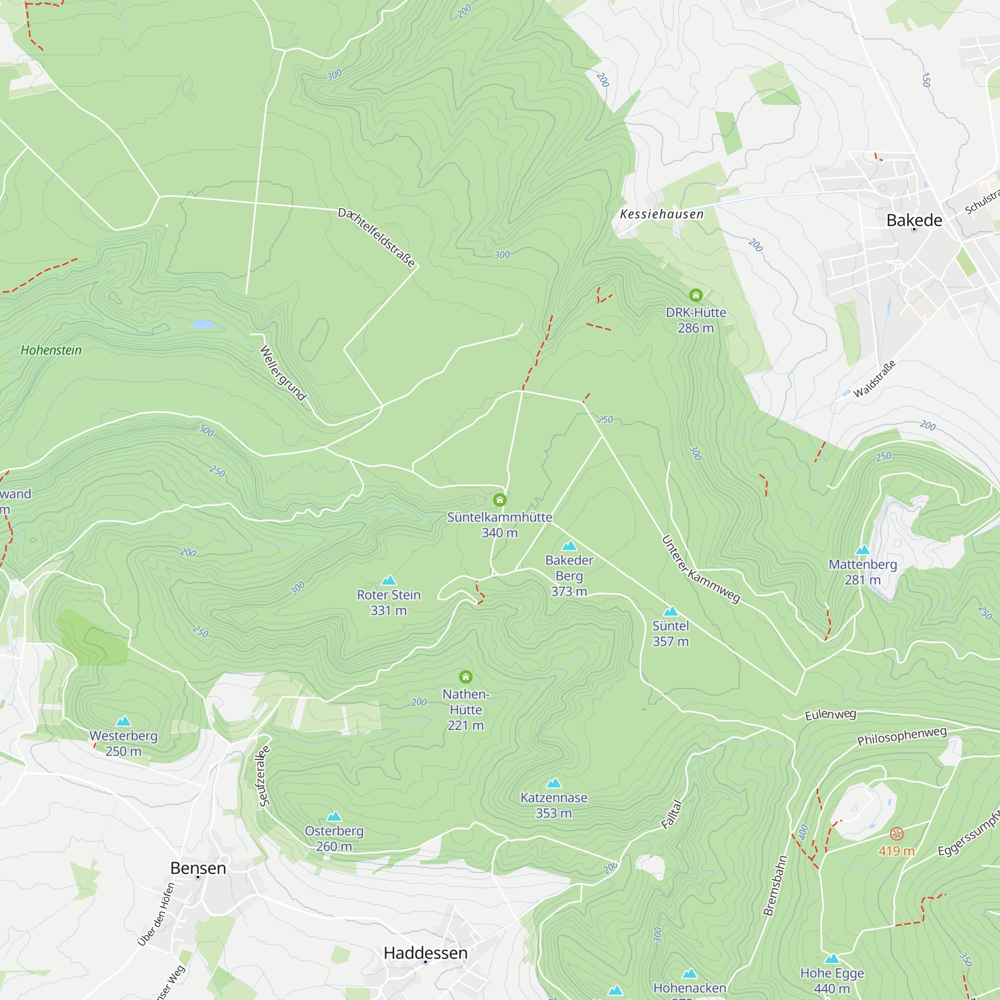 Süntelkammhütte map