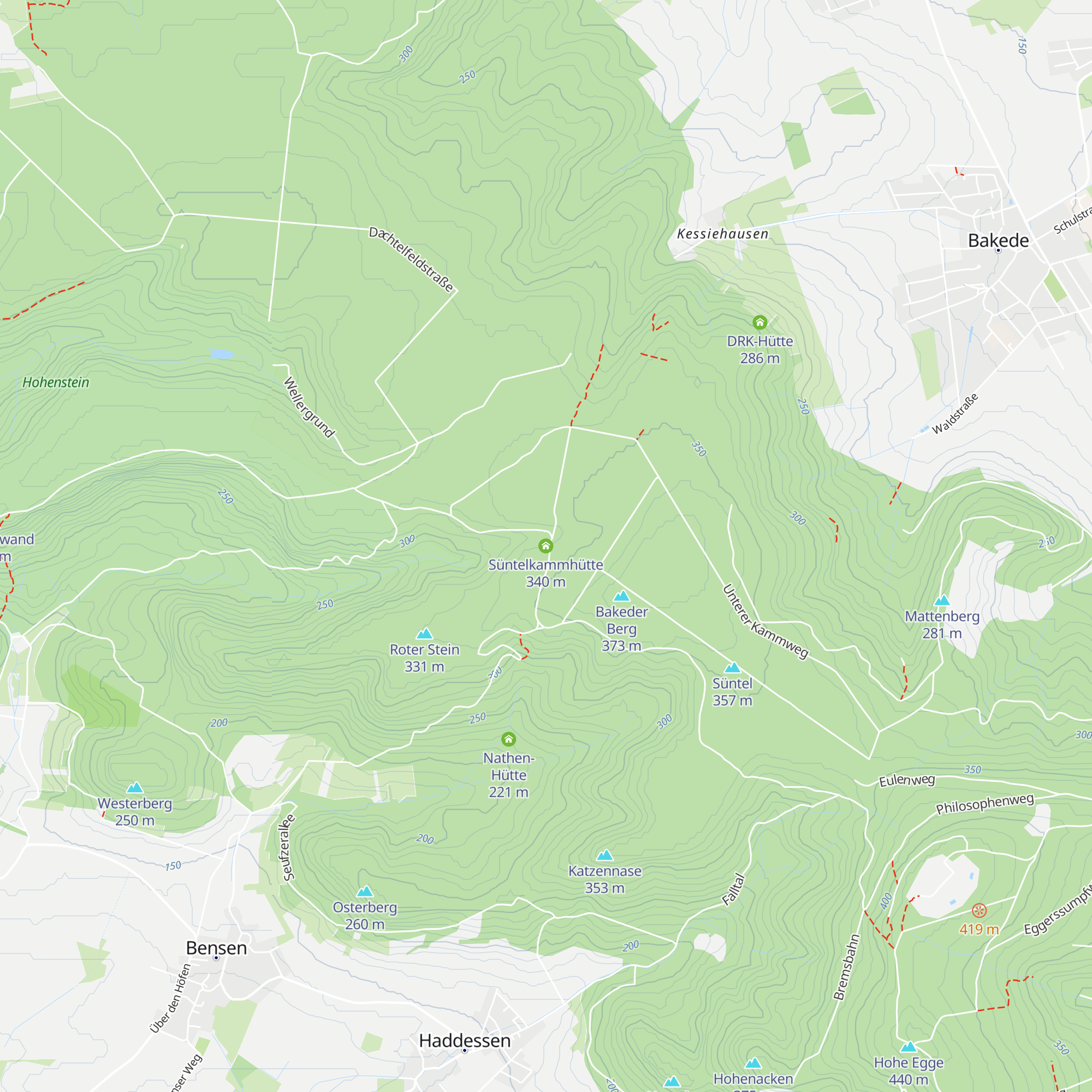 Süntelkammhütte map