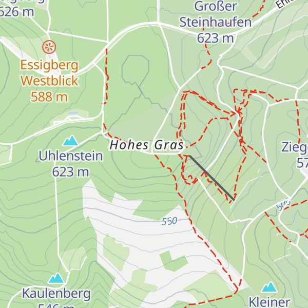 Map of Hohes Gras