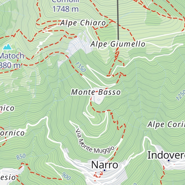 Map of Ristoro Monte Basso