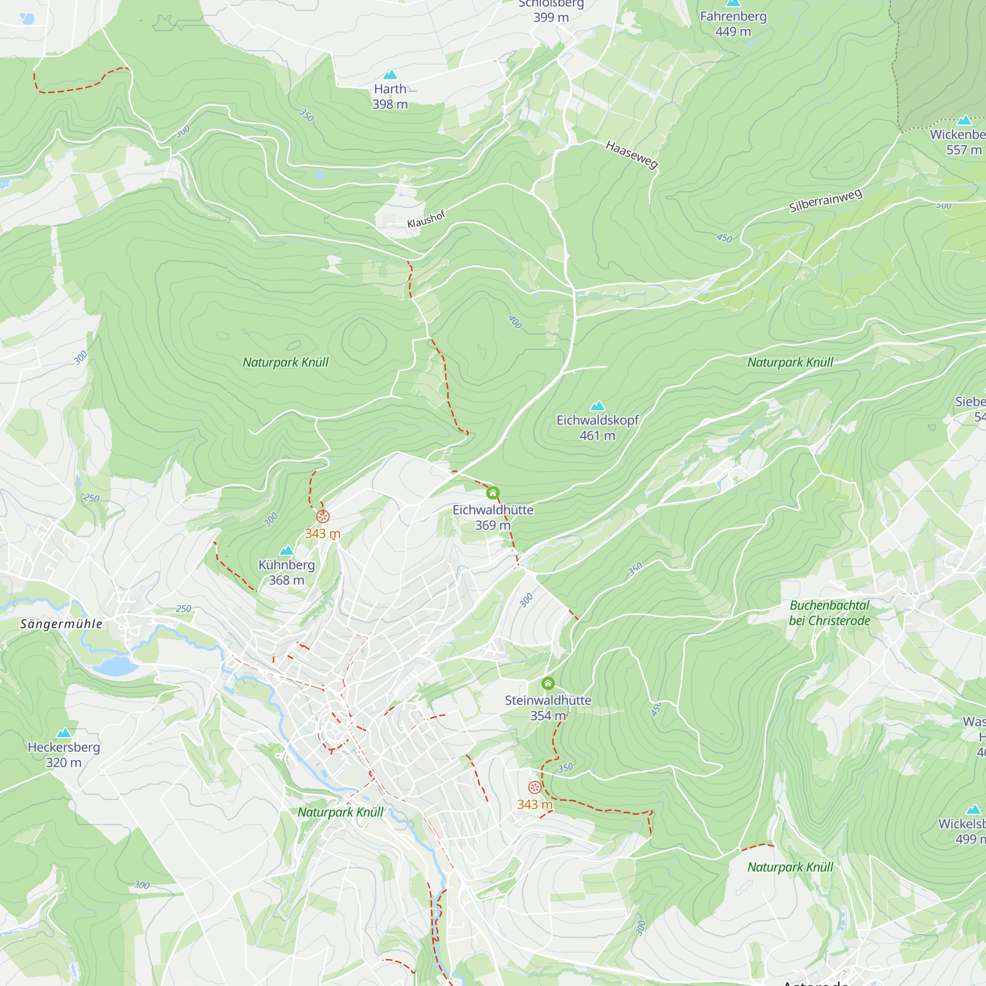 Eichwaldhütte map