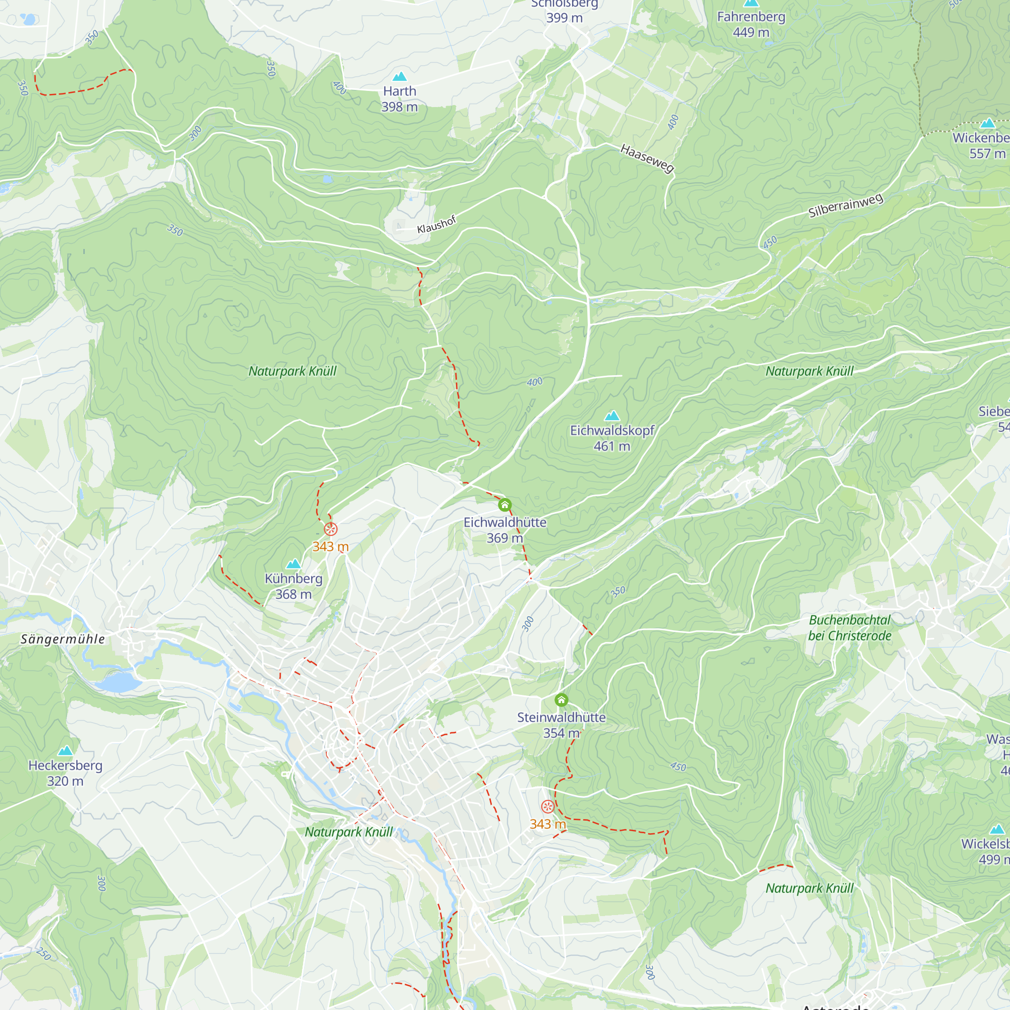 Eichwaldhütte map
