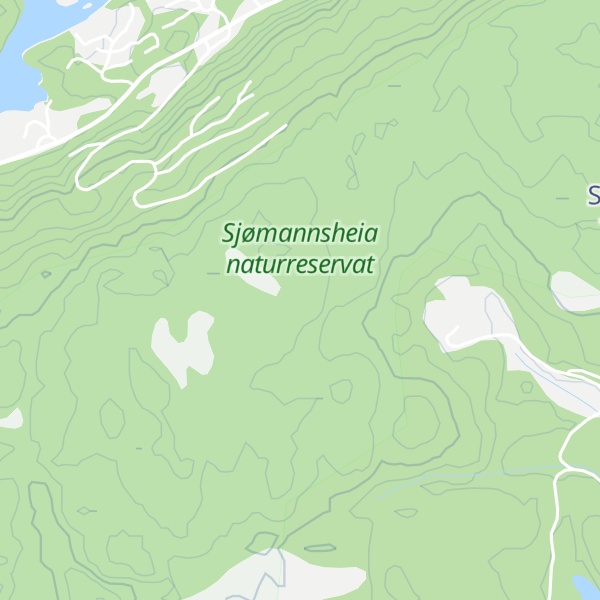 Map of Bjørnehiet