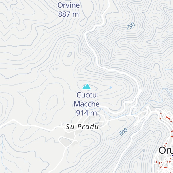 Map of Cuccu Macche