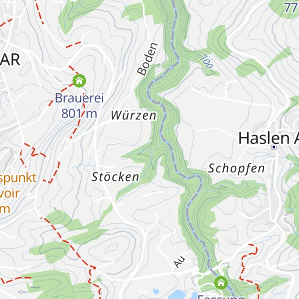 Map of Überlauf Sitterstollen