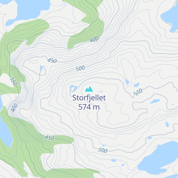 Map of Storfjellet