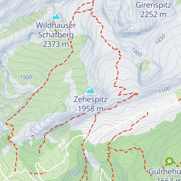 Map of Zehespitz