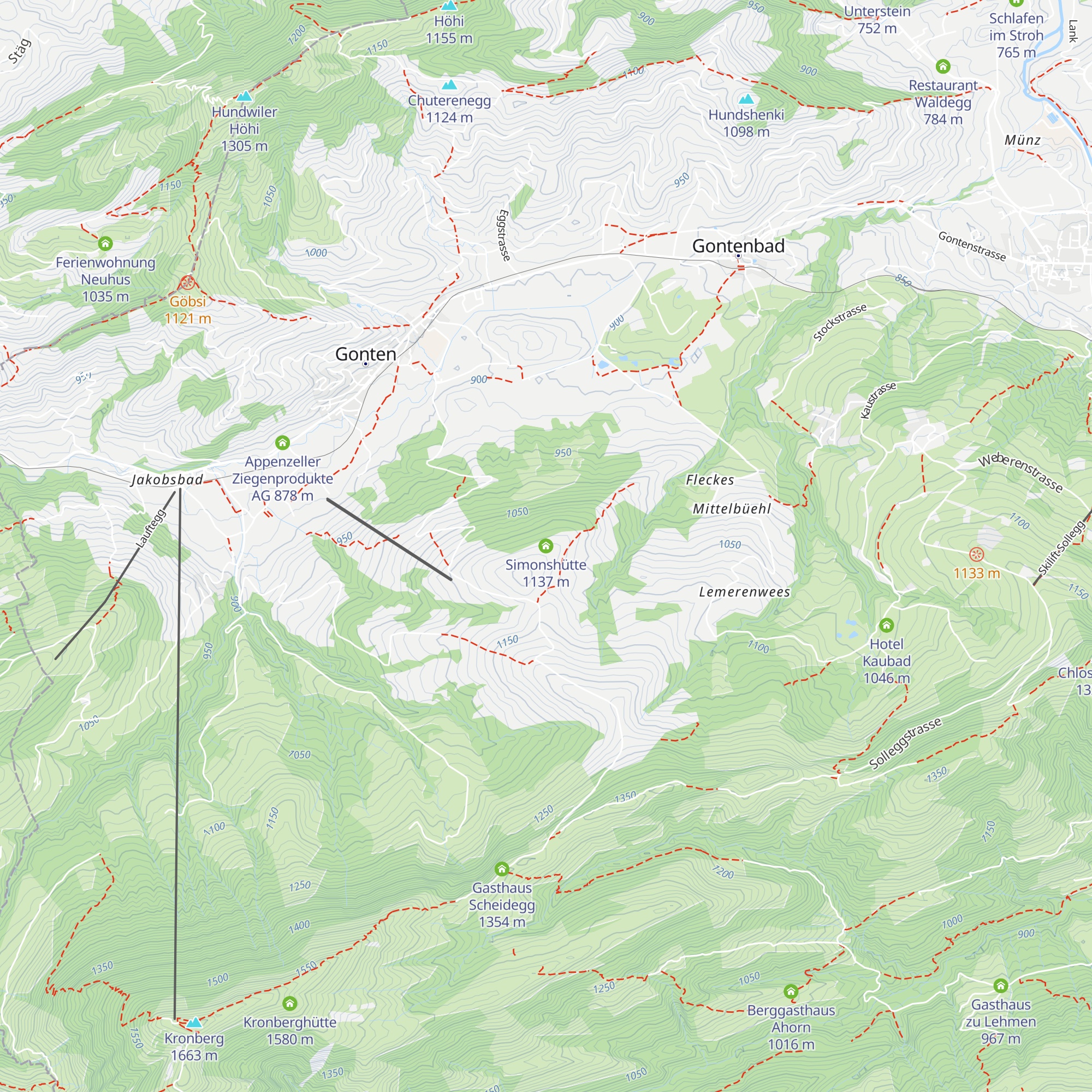 Simonshütte map