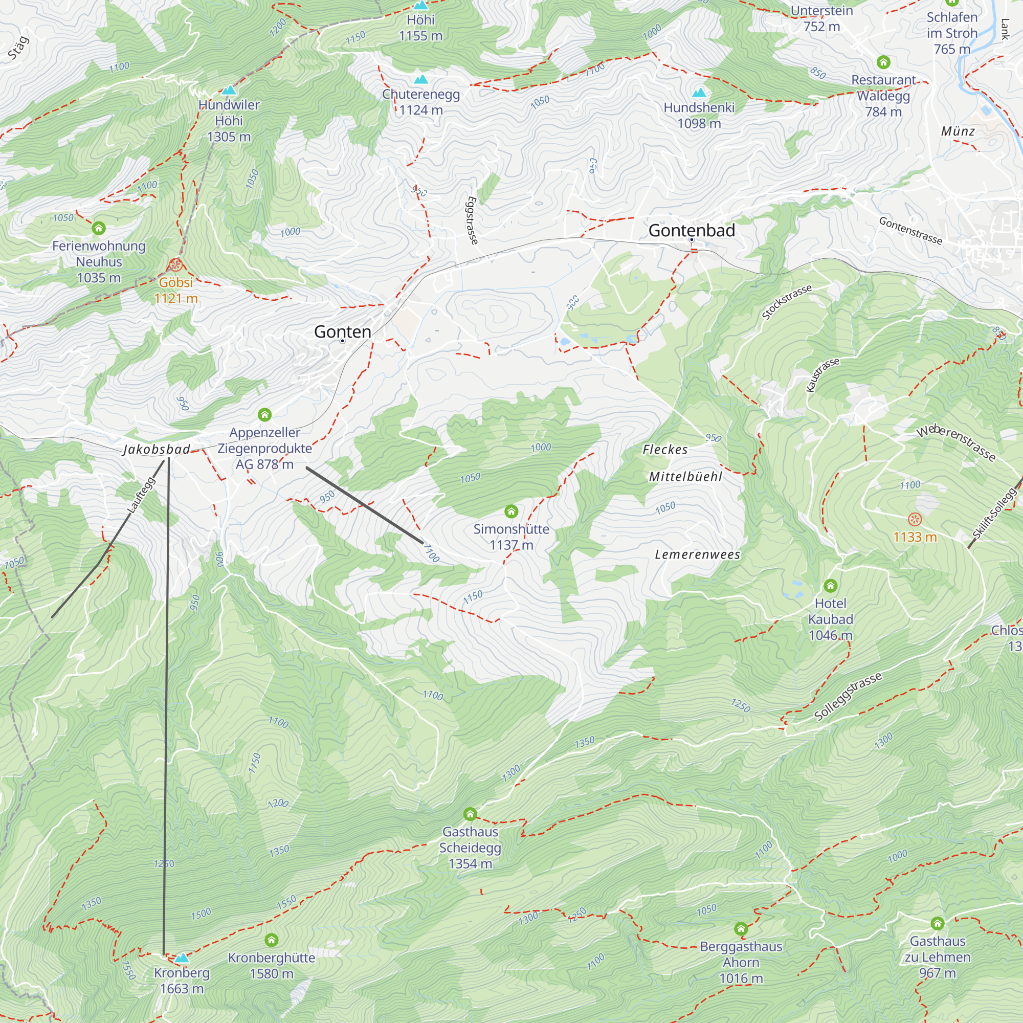 Simonshütte map
