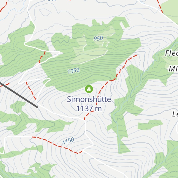 Map of Simonshütte