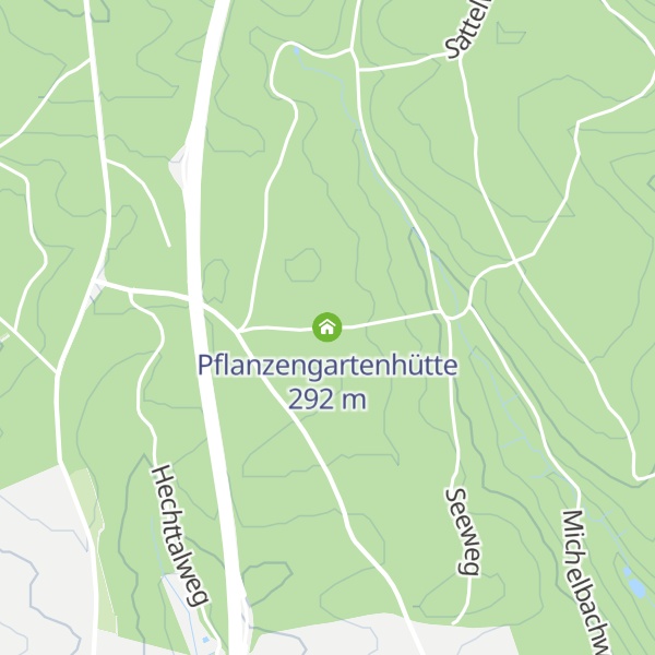 Map of Pflanzengartenhütte