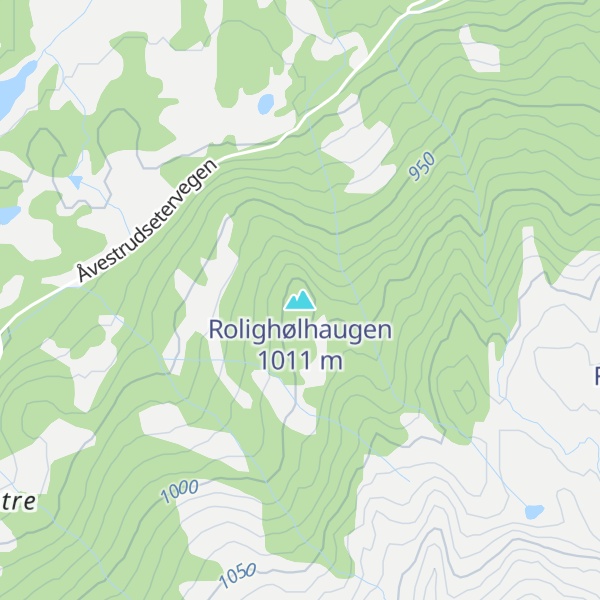Map of Rolighølhaugen