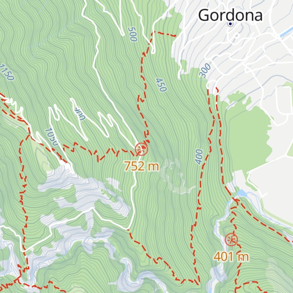 Map of Cappella