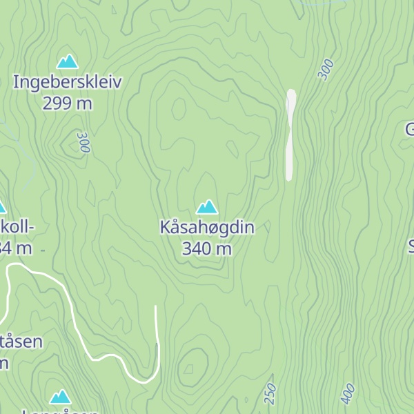 Map of Kåsahøgdin