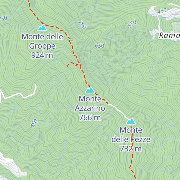 Map of Monte Azzarino