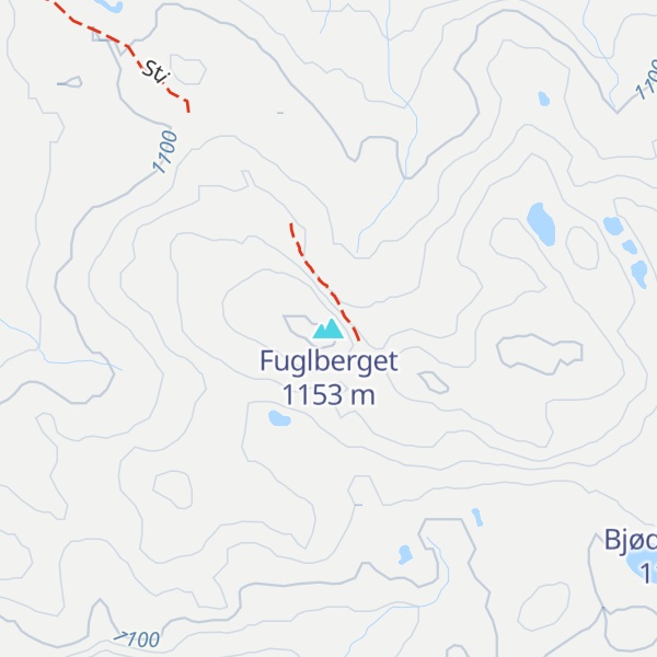 Map of Fuglberget