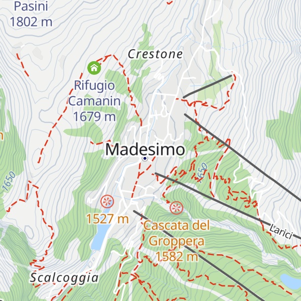 Map of Infopoint Madesimo