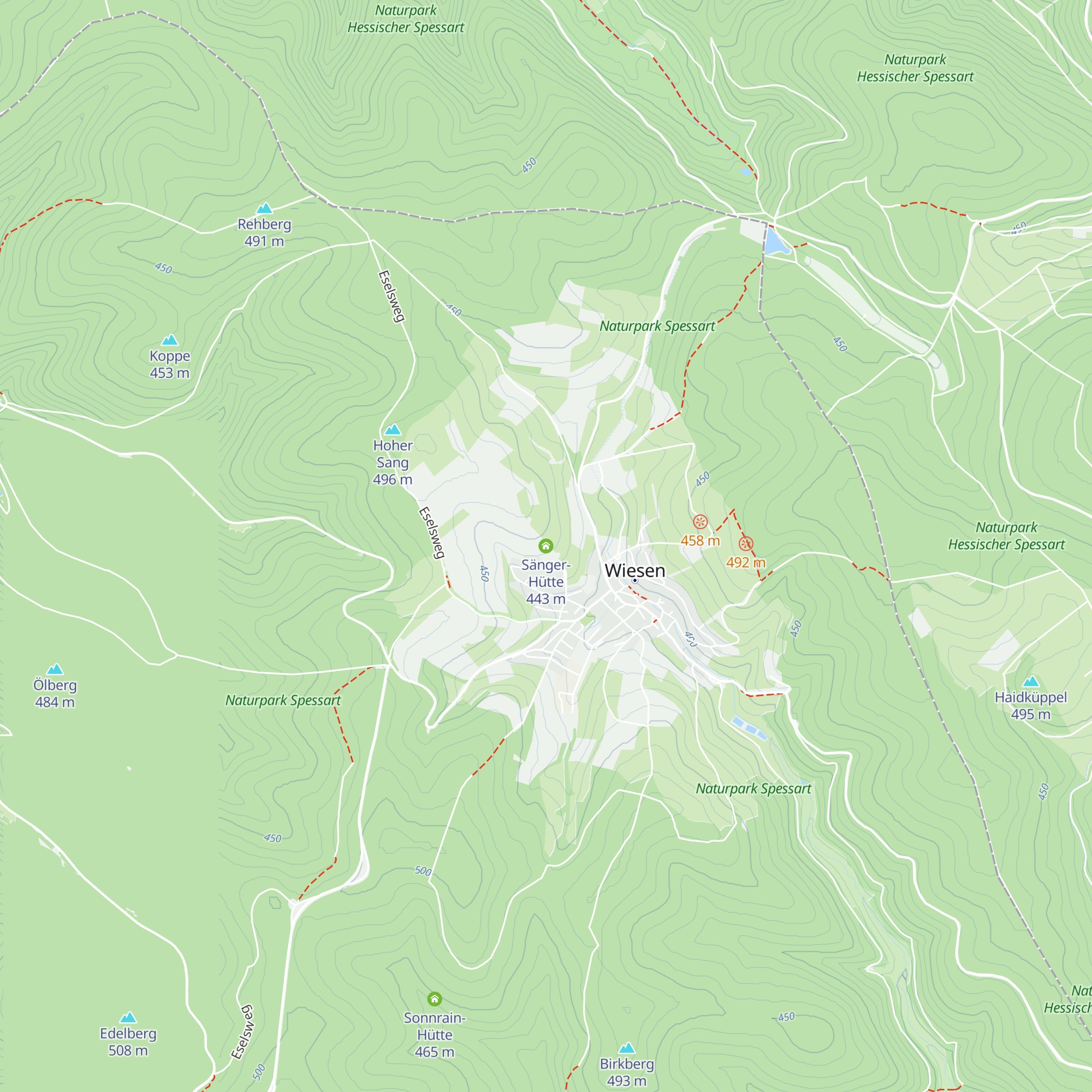 Sänger-Hütte map