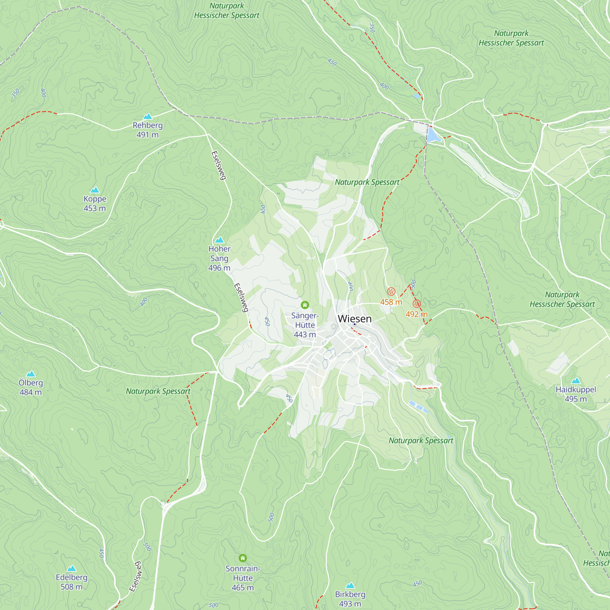 Sänger-Hütte map