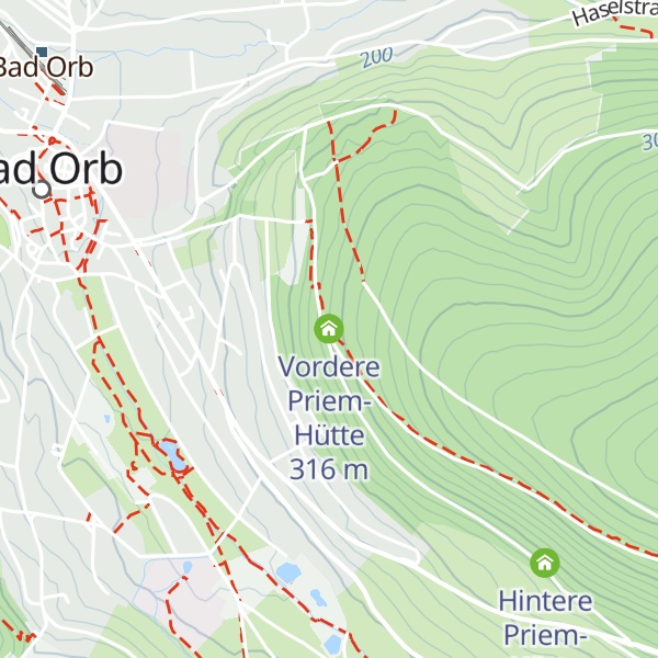 Map of Vordere Priem-Hütte