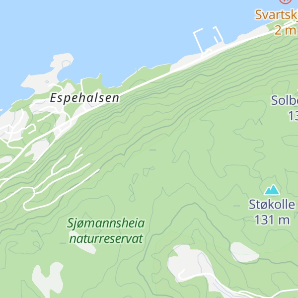 Map of Ørviklia