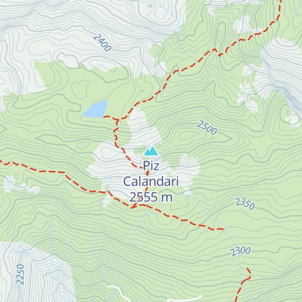 Map of Piz Calandari