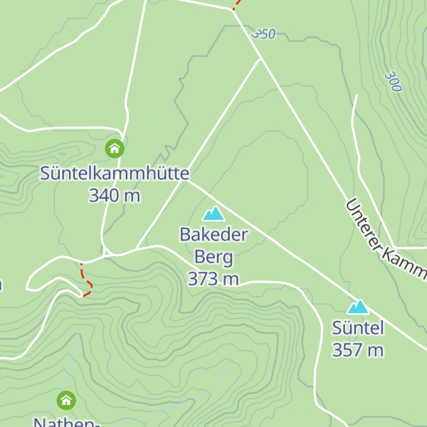 Map of Bakeder Berg