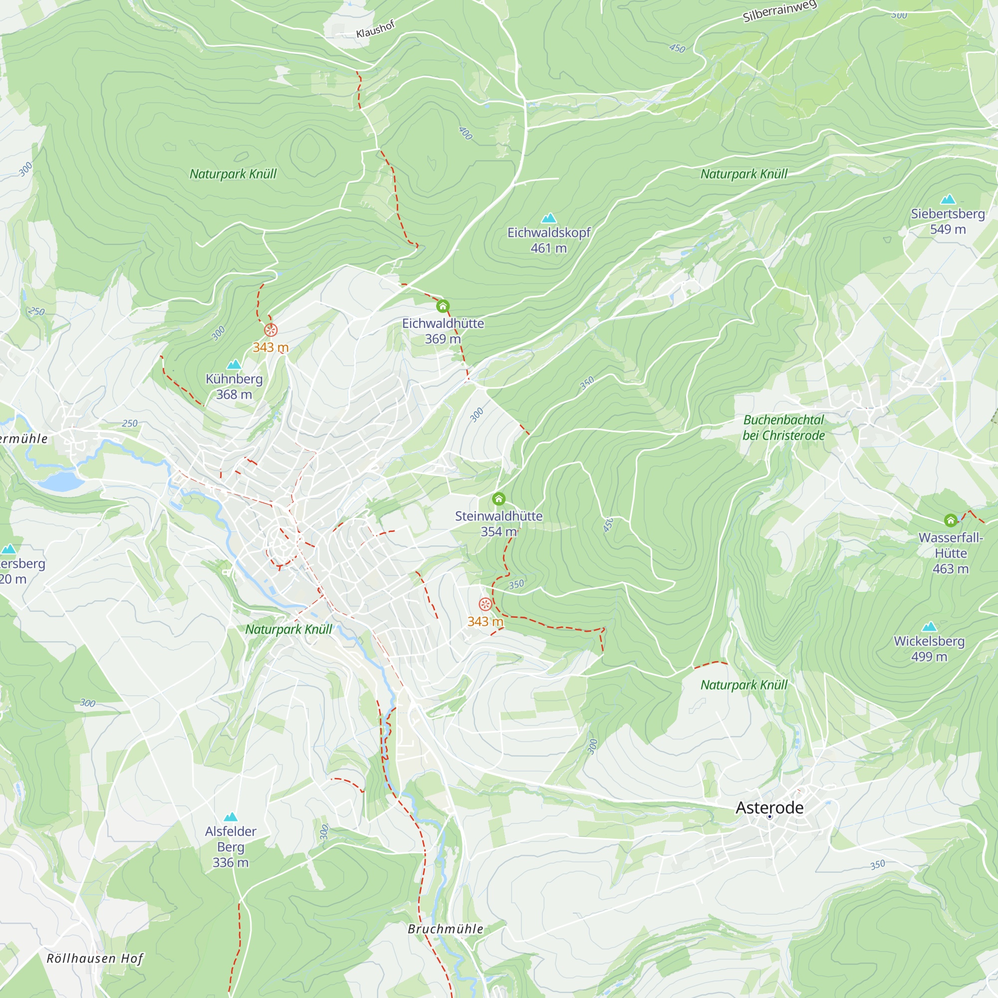 Steinwaldhütte map