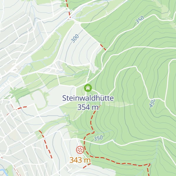 Map of Steinwaldhütte