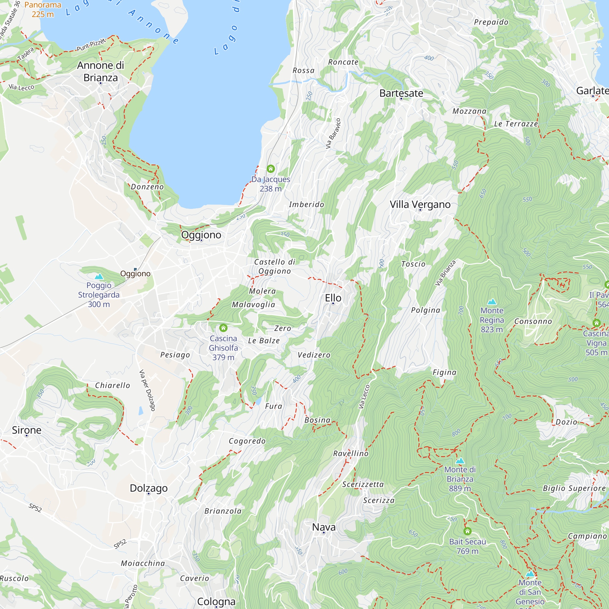 Baita Alpini di Ello map
