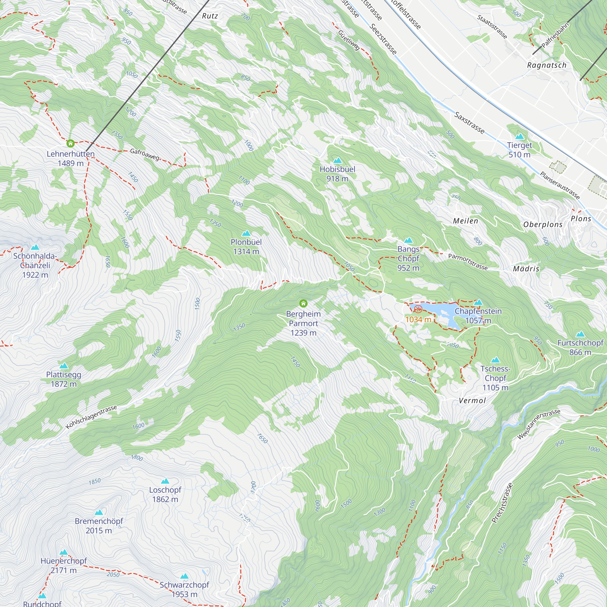 Bergheim Parmort map