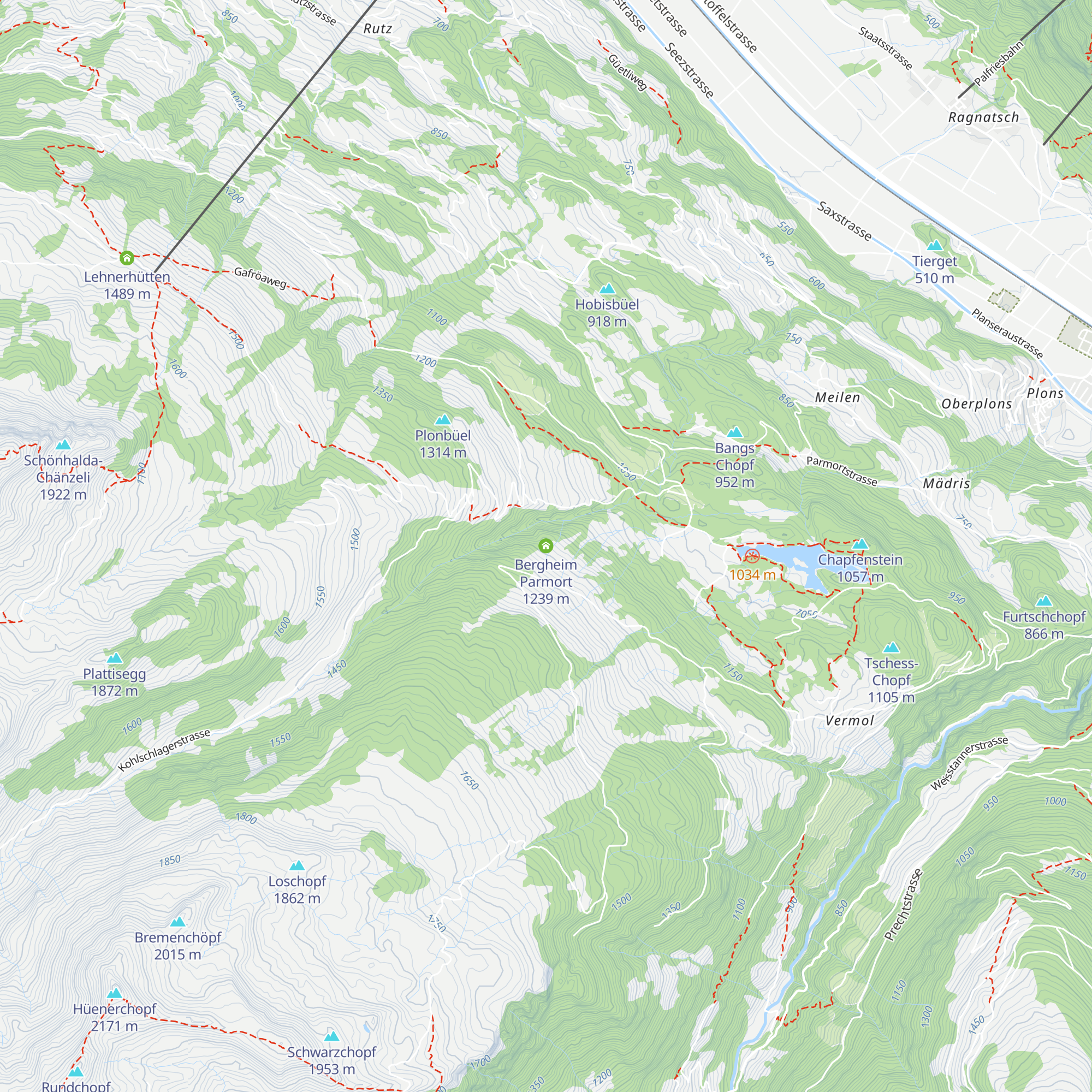 Bergheim Parmort map