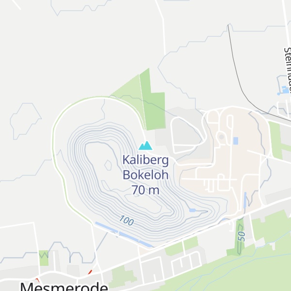 Map of Kaliberg Bokeloh