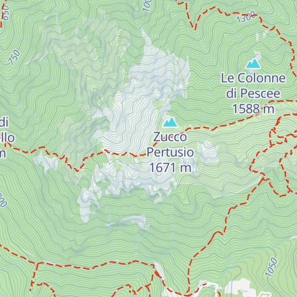 Map of Zucco di Portorella