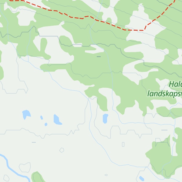 Map of Halldishaugen