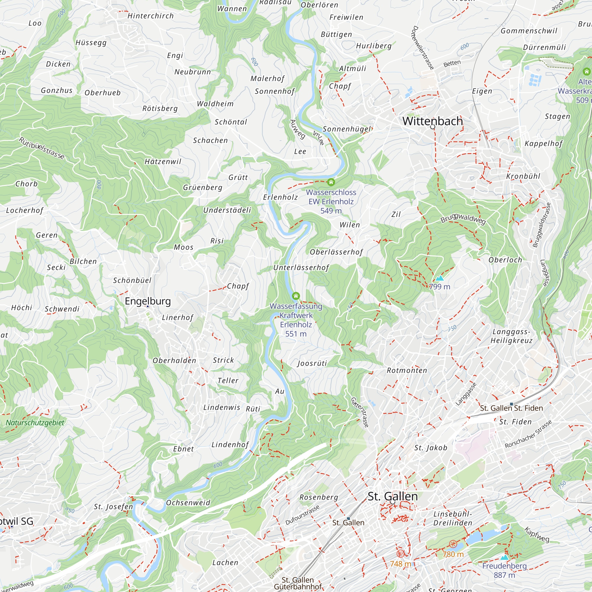 Wasserfassung Kraftwerk Erlenholz map