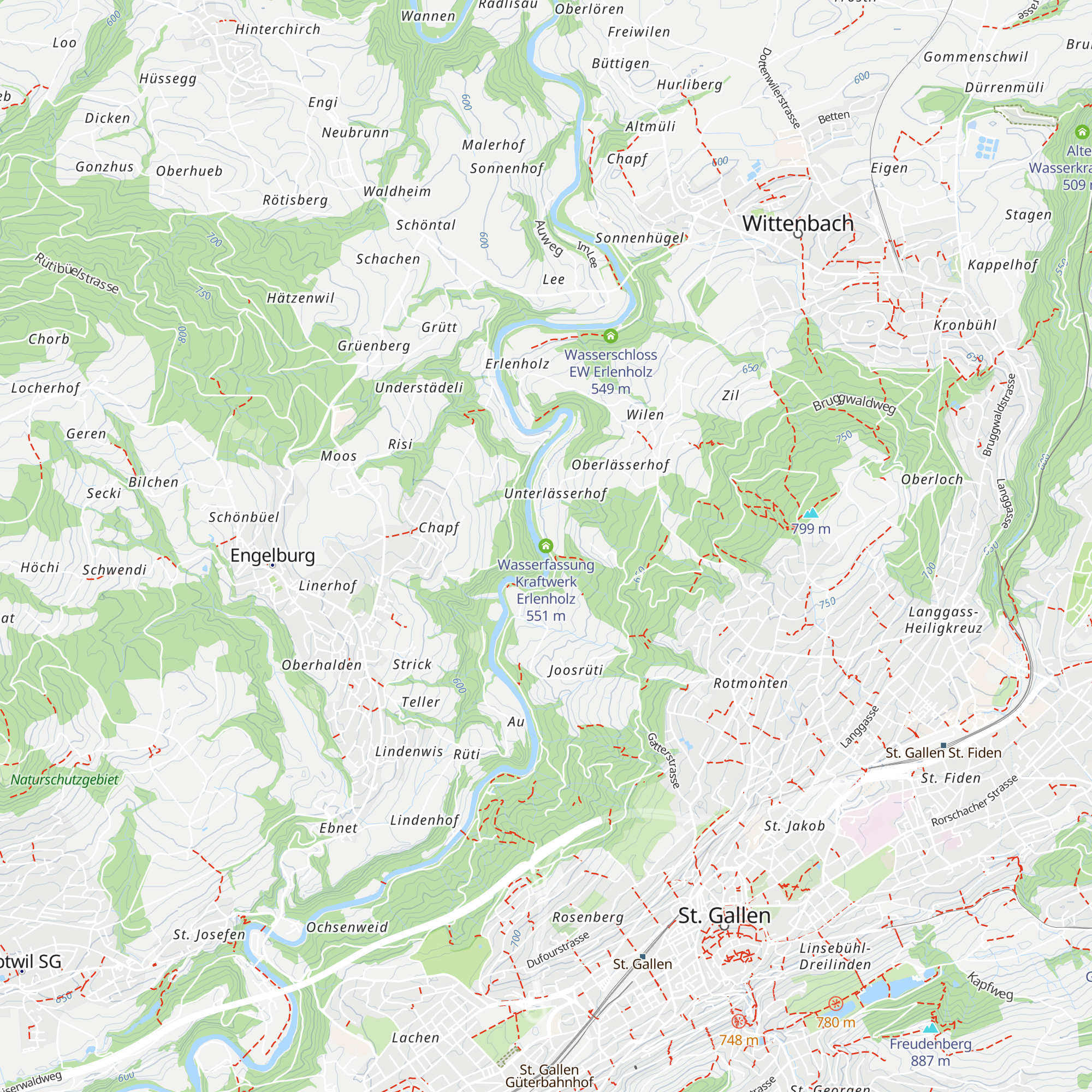 Wasserfassung Kraftwerk Erlenholz map