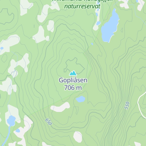 Map of Gopliåsen