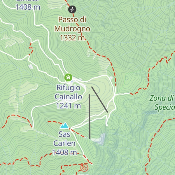 Map of Chalet Cainallo 1240