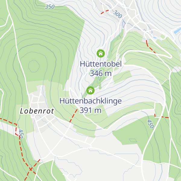 Map of Hüttenbachklinge