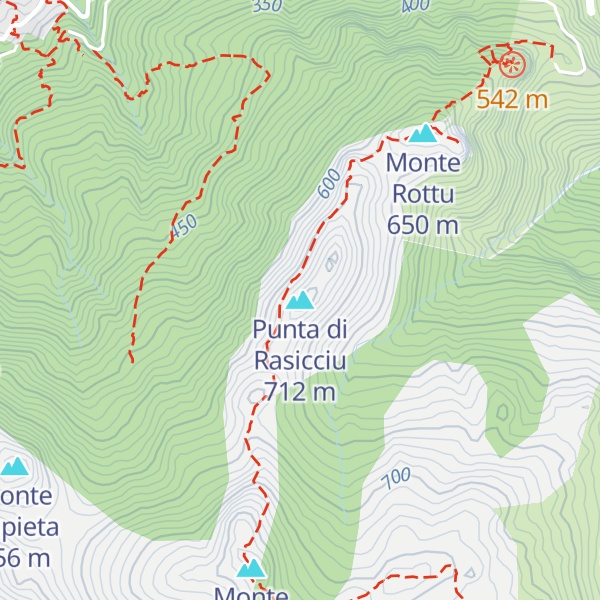Map of Punta di Rasicciu