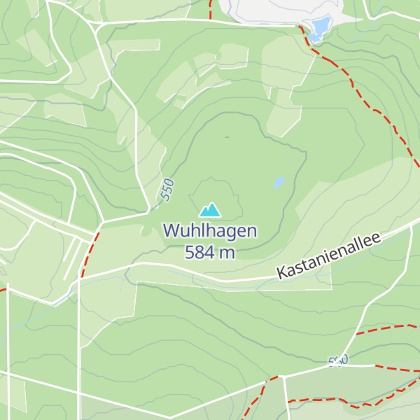 Map of Wuhlhagen