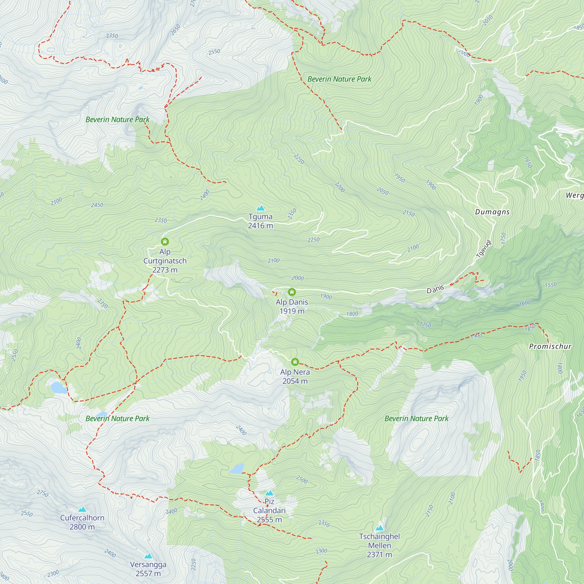 Alp Danis map
