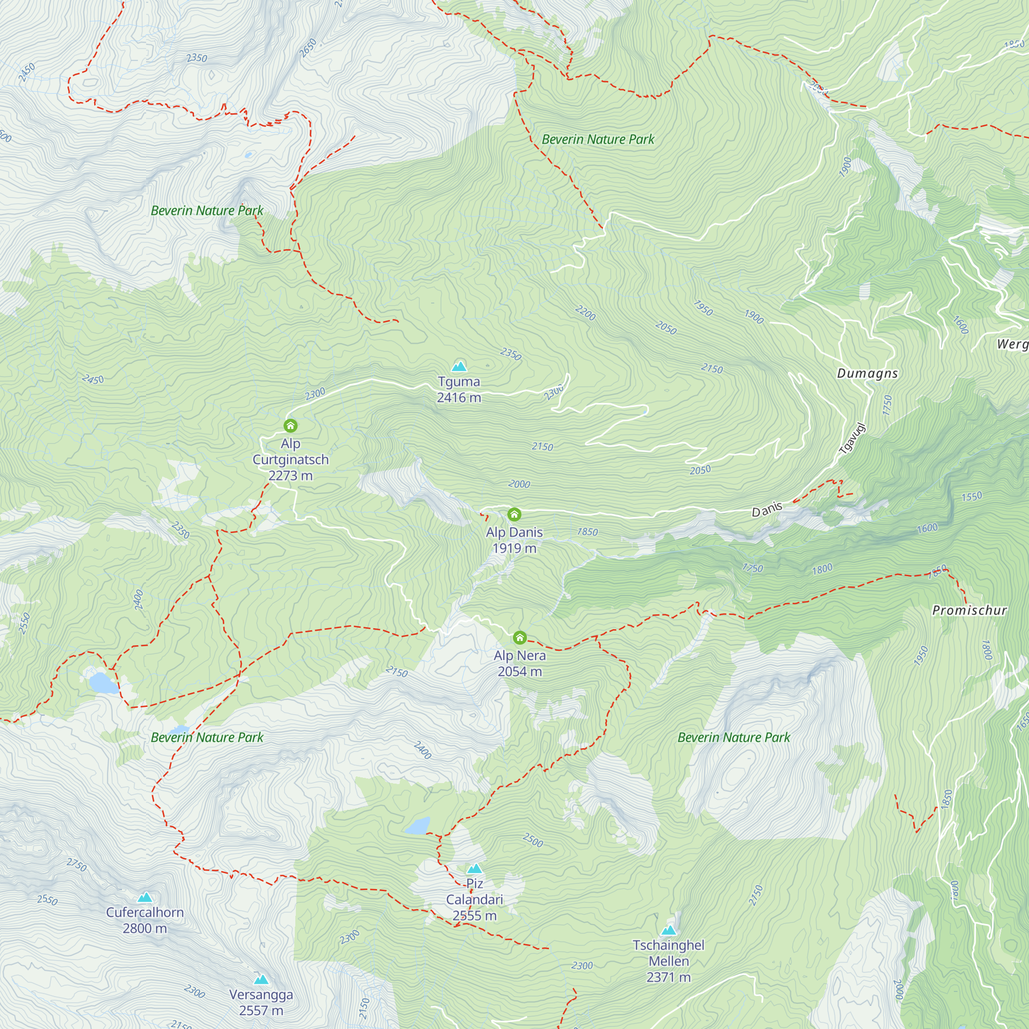 Alp Danis map