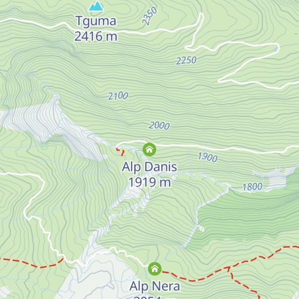 Map of Alp Danis