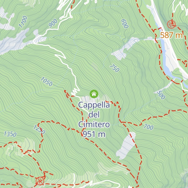 Map of Cappella del Cimitero