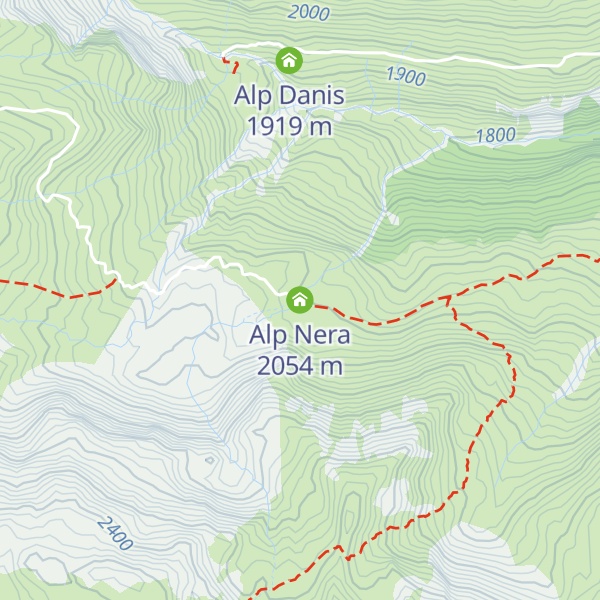 Map of Alp Nera