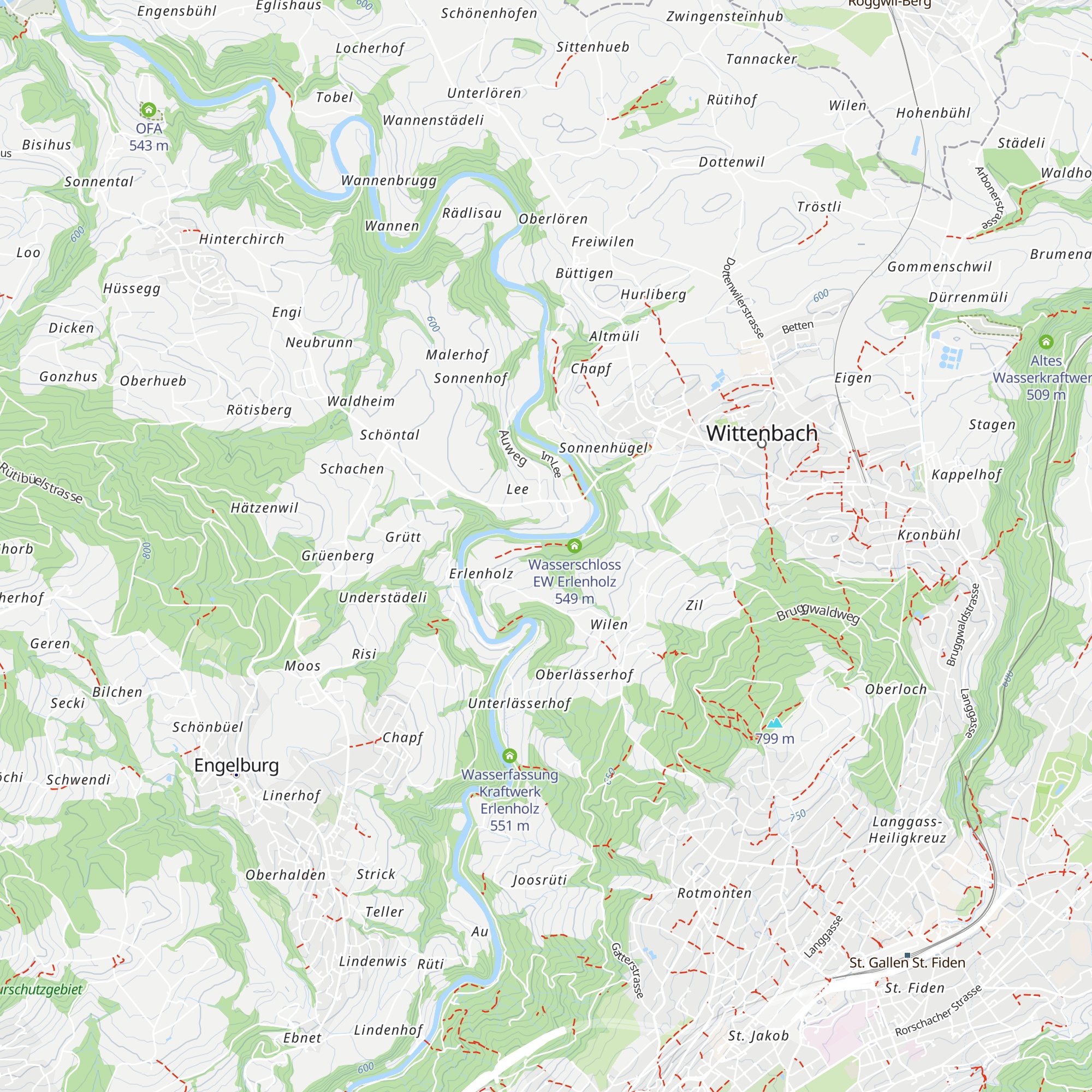 SGKB Jubihütte map