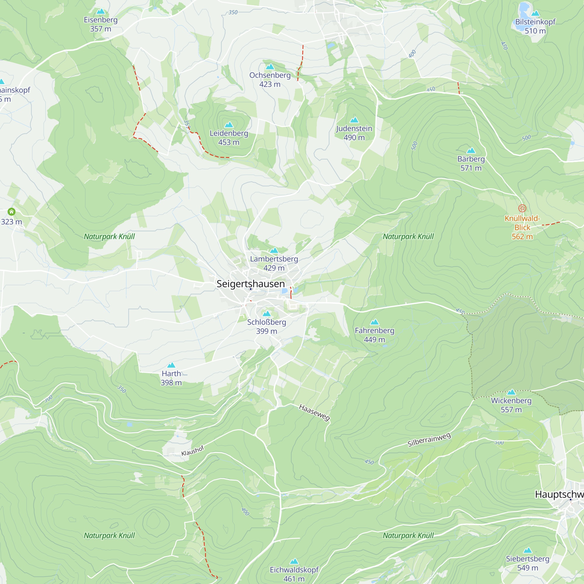 Teichhütte Seigertshausen map