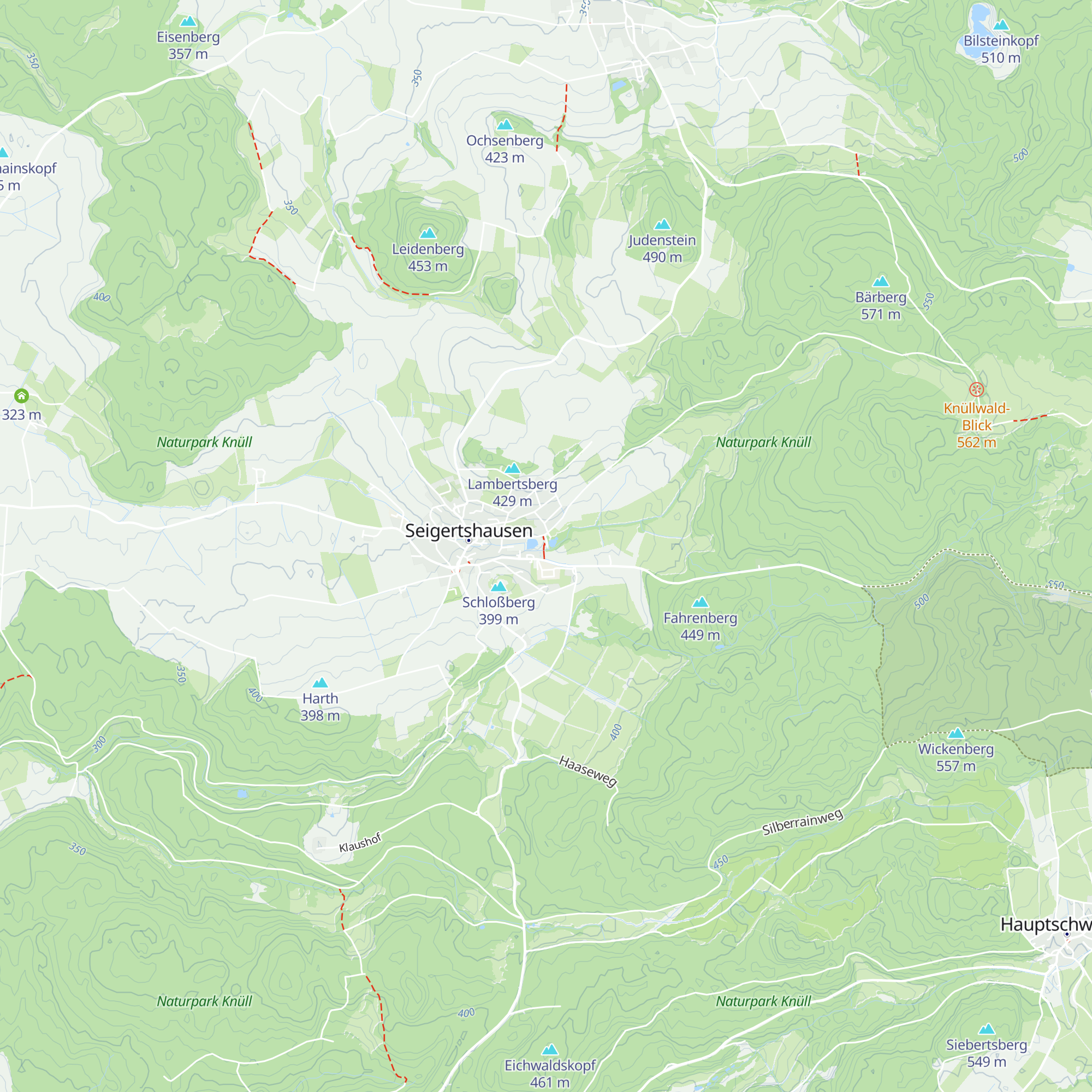 Teichhütte Seigertshausen map